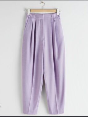 & OTHER STORIES Tailored Wool Blend Pleat Trousers